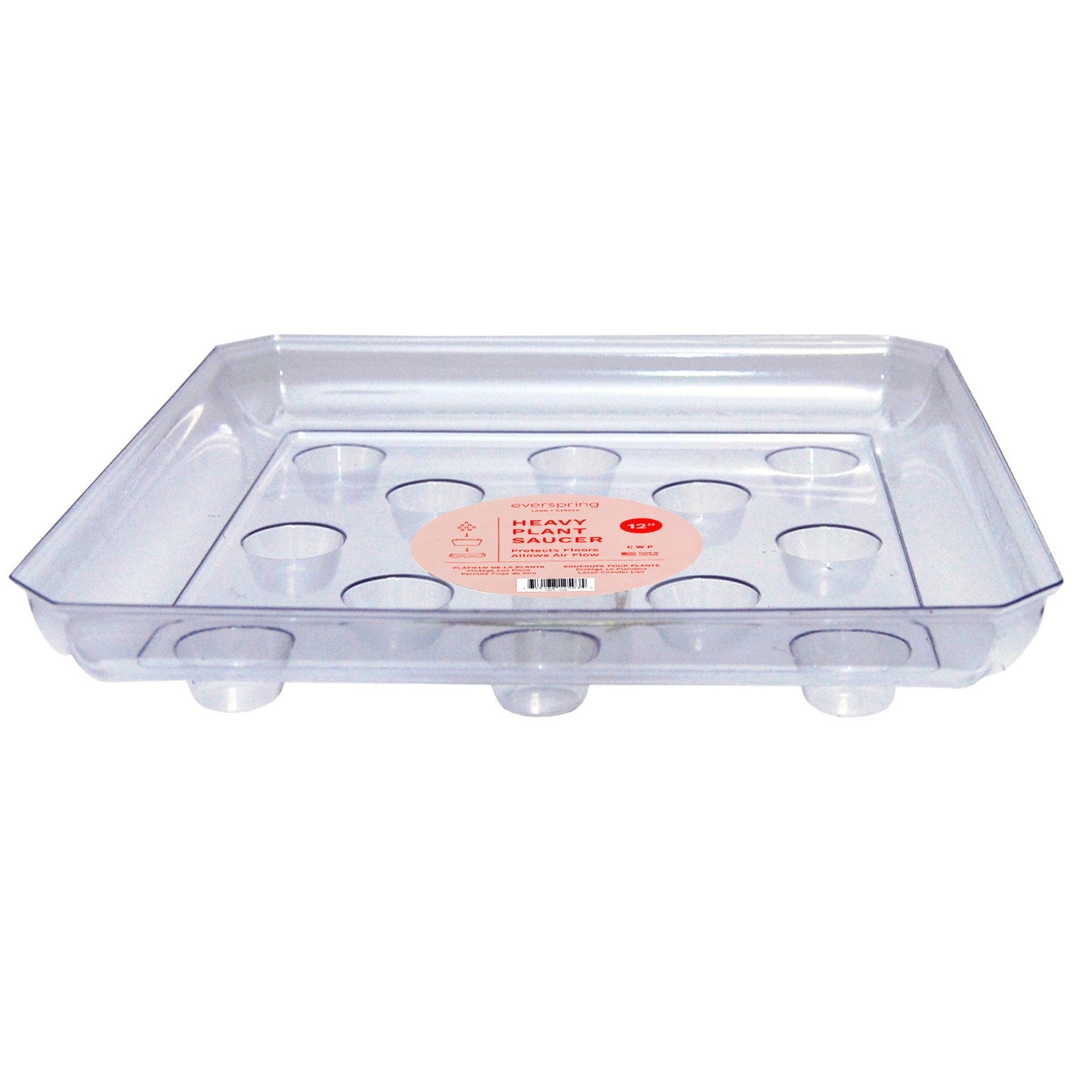 Saucer 12" Square Carpet Saver