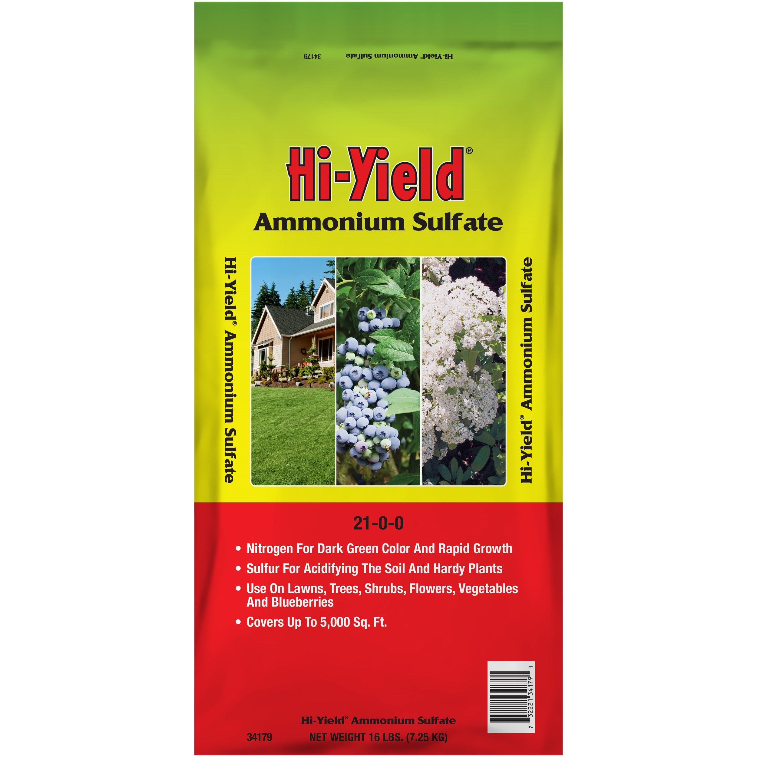 ammonia fertilizer for plants Hi-Yield 16 Lb. 21-0-0 Ammonium Sulfate