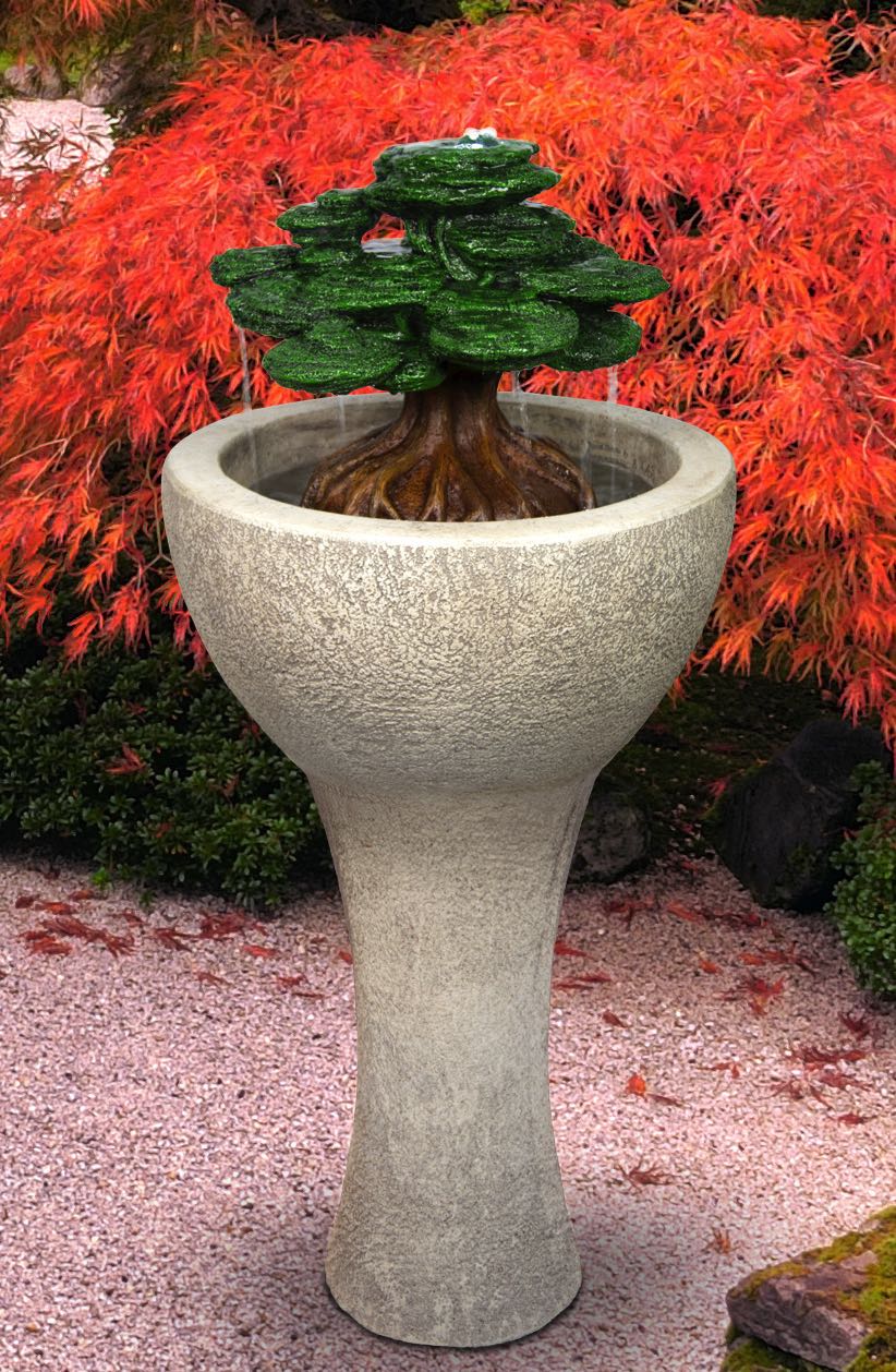 large outdoor bonsai tree Tall Bonsai Fountain – Southern Idaho Landscape Center