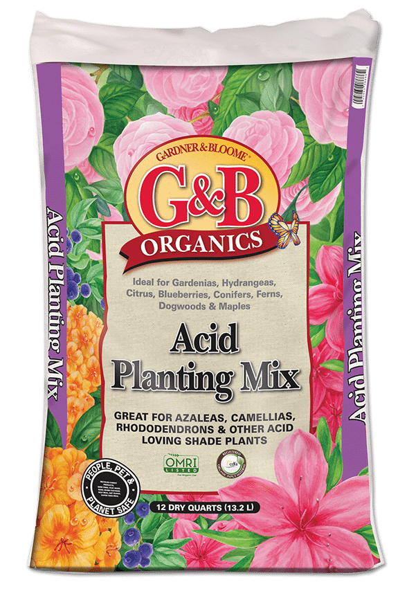 omri potting soil mix G&B Organics 2 Cu. Ft. Acid Planting Mix