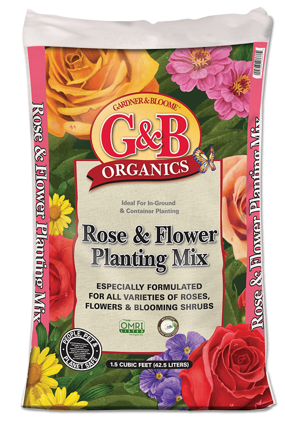 best potting mix for roses G&B Rose & Flower Planting Mix, OMRI, 1.5 cf. Bag