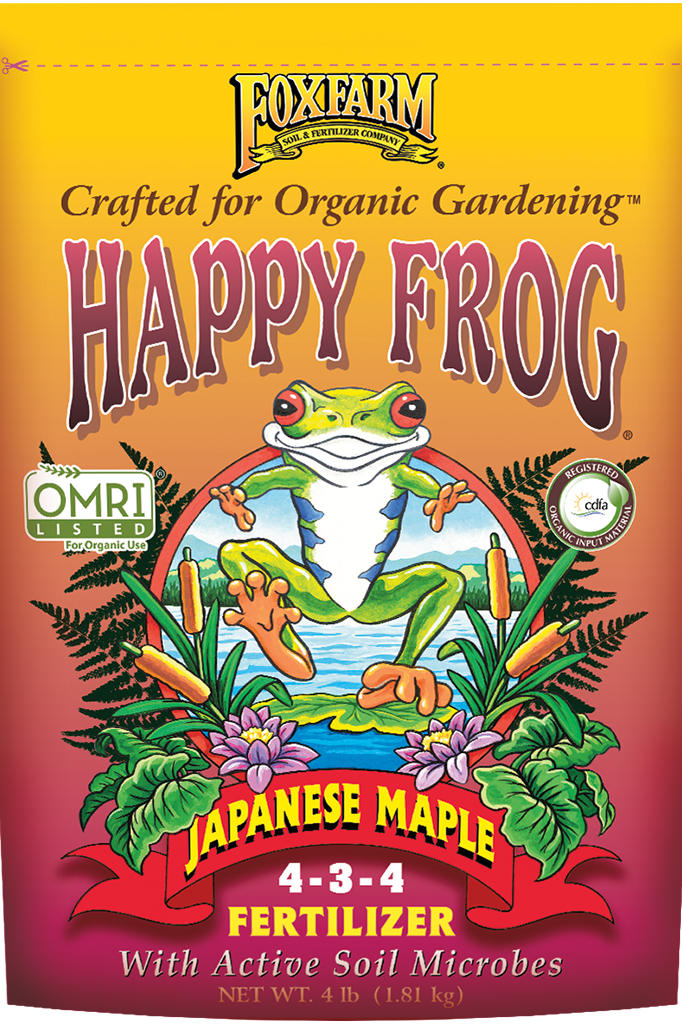 Happy Frog Japanese Maple Dry Fertilizer, 4-3-4, OMRI, 4 lbs