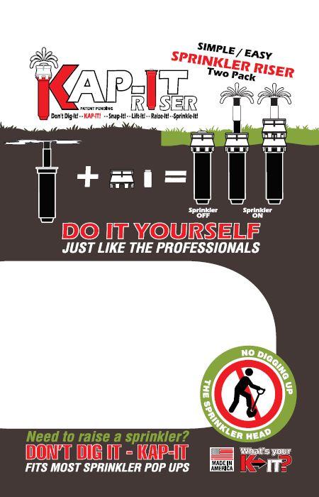 KAP-IT Pop-Up Sprinkler Riser Extension 1-1/2