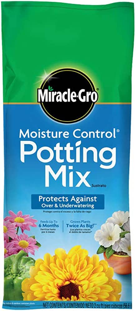 miracle-gro moisture control flower potting mix 2 cu ft Miracle-Gro Potting Mix Moisture Control 2 Cu. Ft